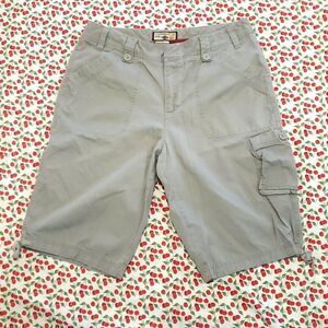 Caribbean Joe Vintage Y2K Gray Baggy Cargo Shorts